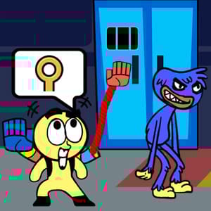 Blue Monster - Rescue Game