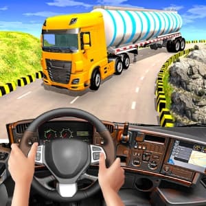 Long Trailer Truck Wood Cargo