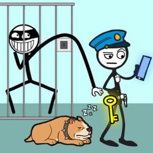 Thief Stick Puzzle Man Escape