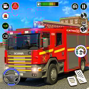 Fire Truck Driving Simulator
